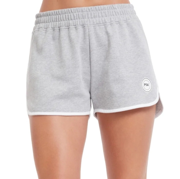 PSK COLLECTIVE Dolphin-Hem Shorts Curved Hem Varsity Plus Size 3X NWT! - Picture 1 of 14